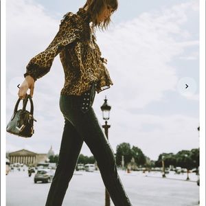 The Kooples Lizy Jeans w/Belt 26 Waist & Belt